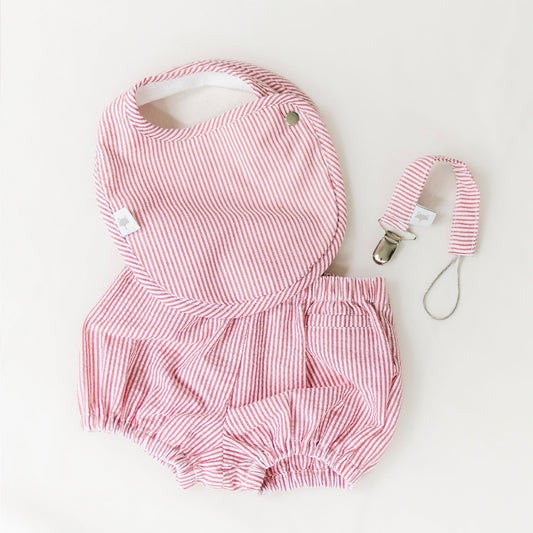 Conjunto Bloomer, Babero y Sujetador Matchy Matchy